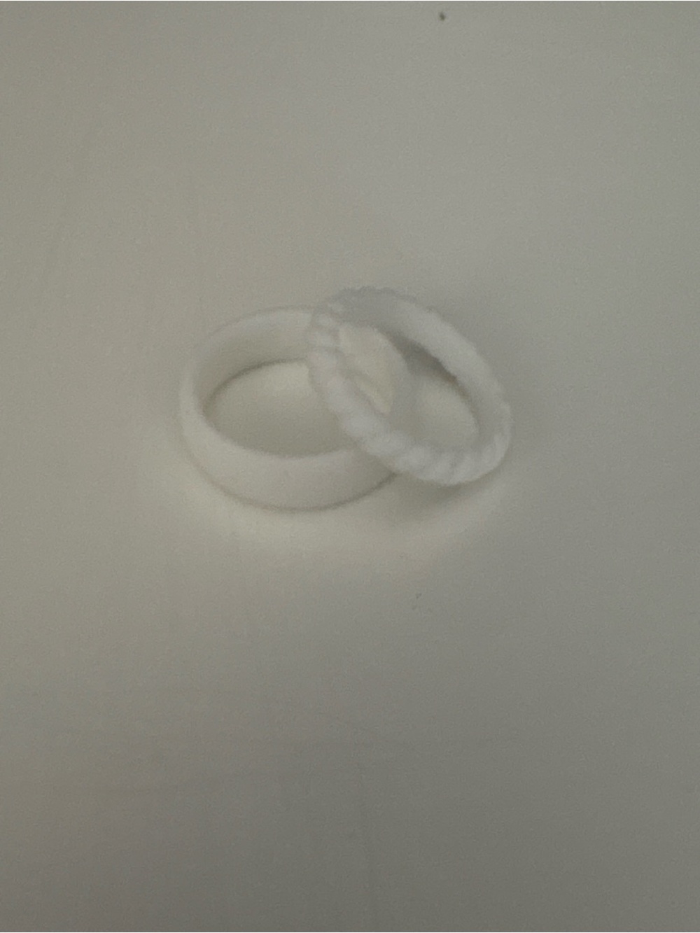 Mixed Color Twisted Ring Set - Picture 3 of 6